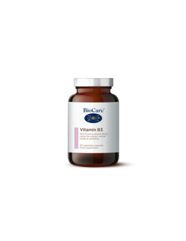 Vitamin B3 30 Veg Capsules, BioCare