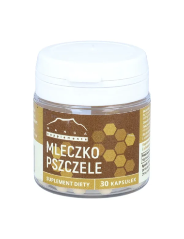 Royal jelly 200mg 100 capsules, NANGA / Mleczko Pszczele