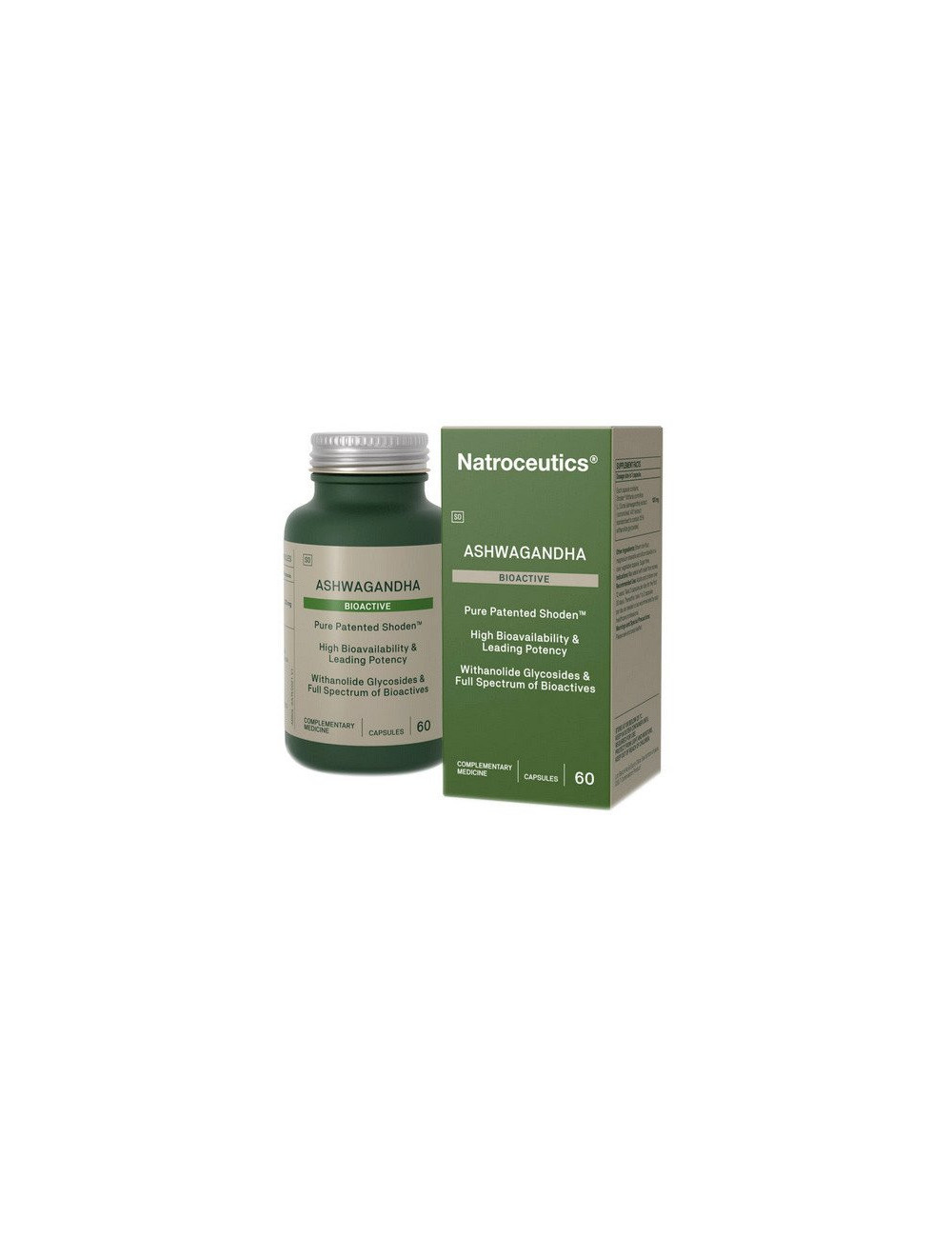Natroceutics Bioactive Ashwagandha extract 4800mg per capsule, 60 capsules