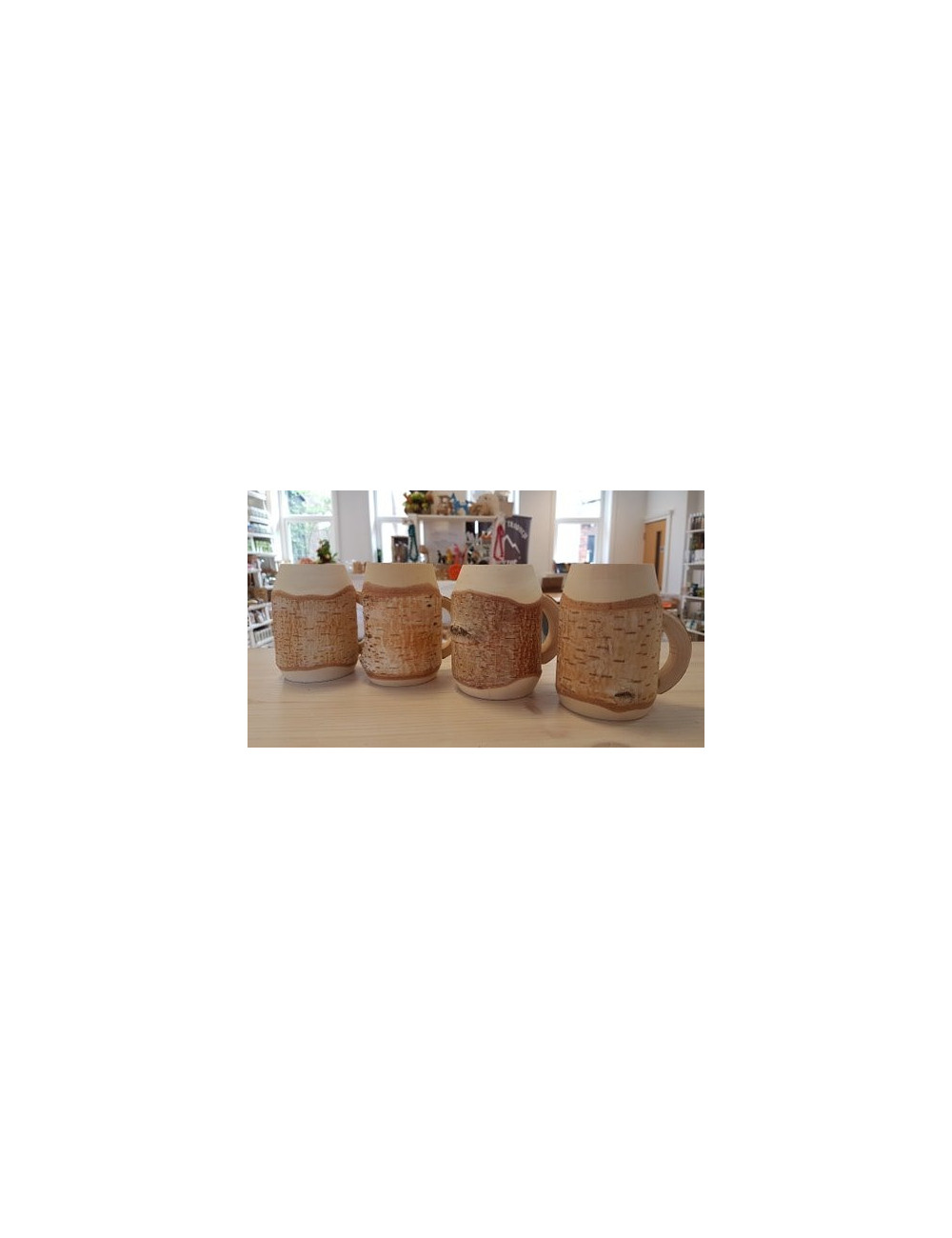 Handmade Wooden Mugs SMALL Size
