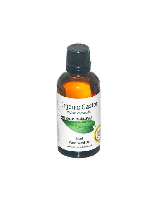 Castor Oil, Organic Ricinus Communis, 50ml / Olejek Rycynowy