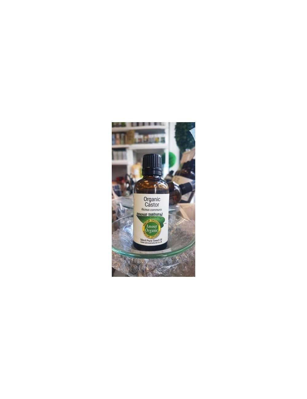 Castor Oil, Organic Ricinus Communis, 50ml / Olejek Rycynowy